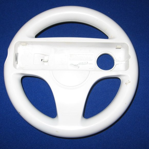 Original Nintendo Wii Steering Wheel Controller Attachment for Mario Kart - Picture 1 of 2